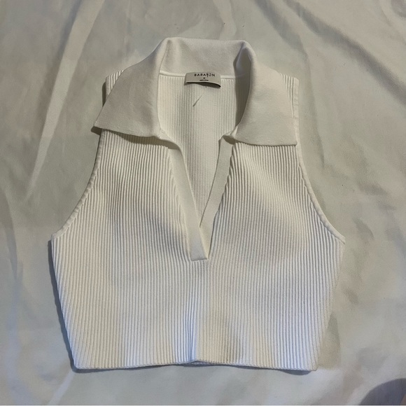 Babaton sculpt knit polo tank - Picture 2 of 4